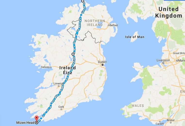 Across Ireland