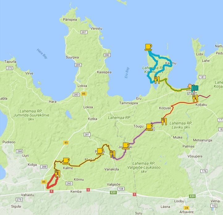 Lahemaa 100km route