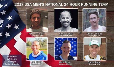 USA: 24 h MM-joukkue 2017, miehet