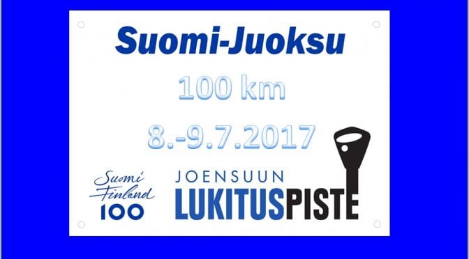 Suomi -juoksu (100 km) juostaan Joensuussa