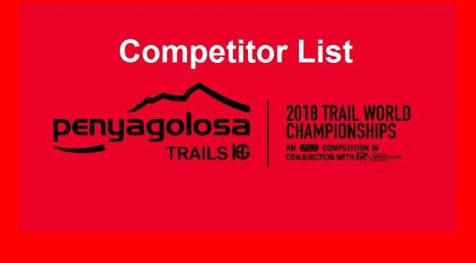 Polkujuoksun MM-kisan 2018 -osanottajat julkaistu