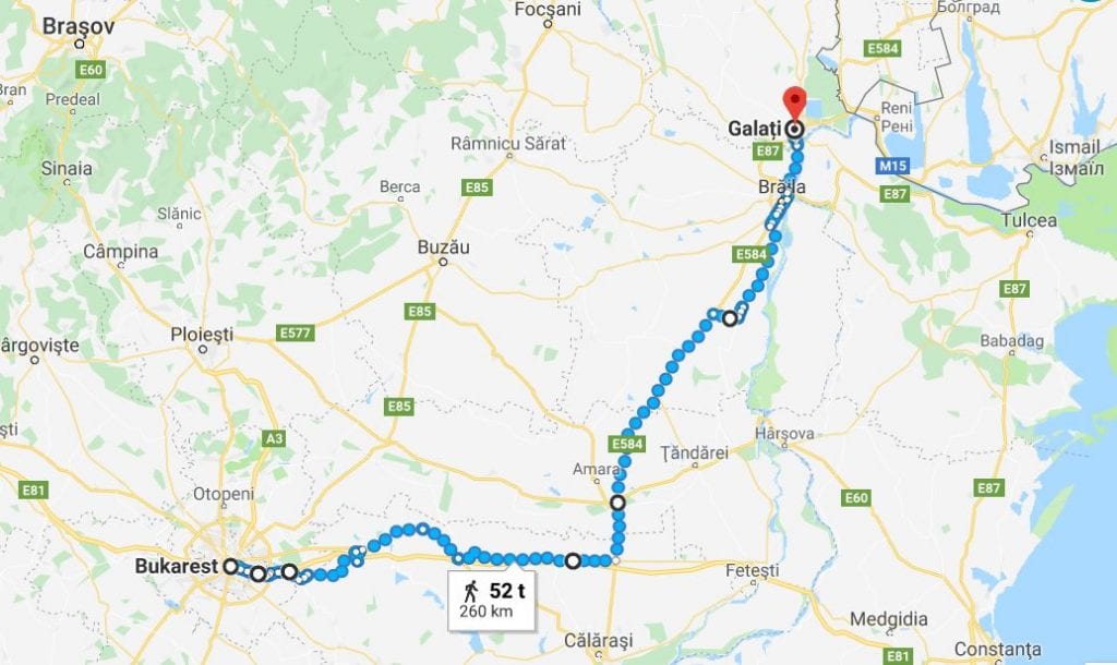 Galati-Bukarest