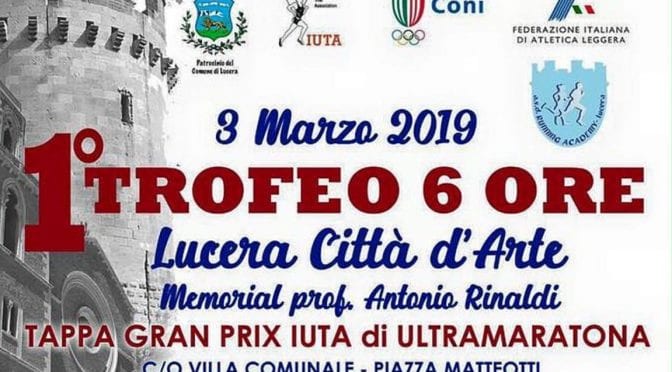 6 Ore di Lucera Città d’Arte 2019