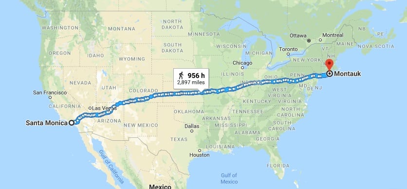 Miles by Molly route