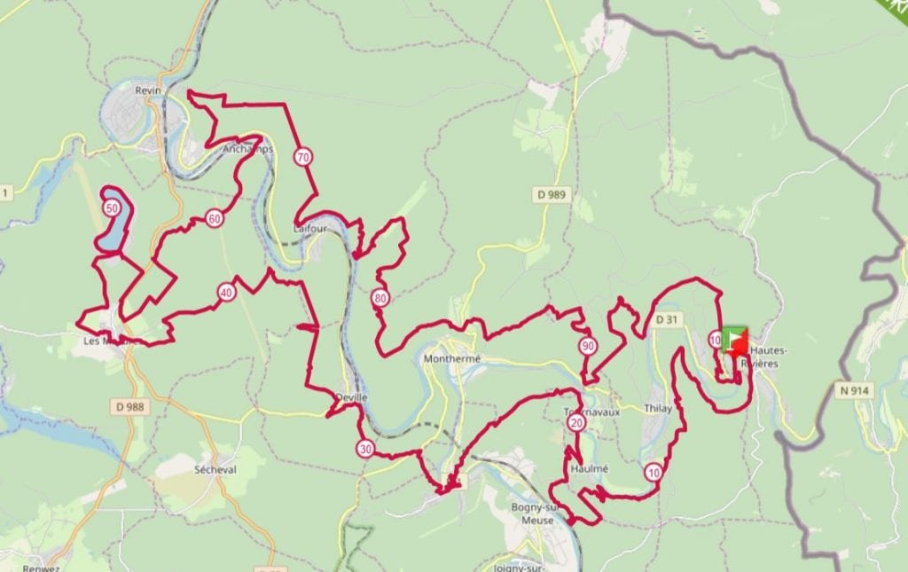 AMT 100 km route
