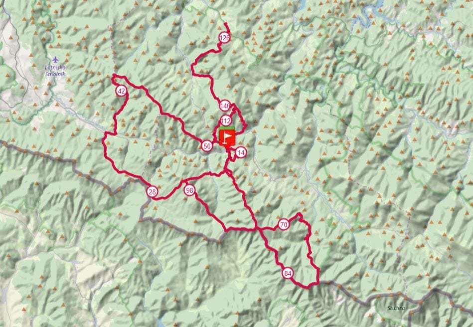 Rzeznik Ultra 150K route