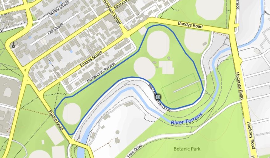 Adelaide 24h routemap