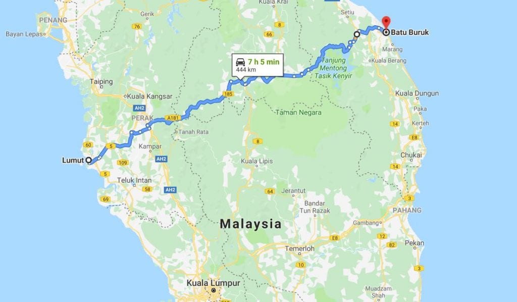 C2C 444km route