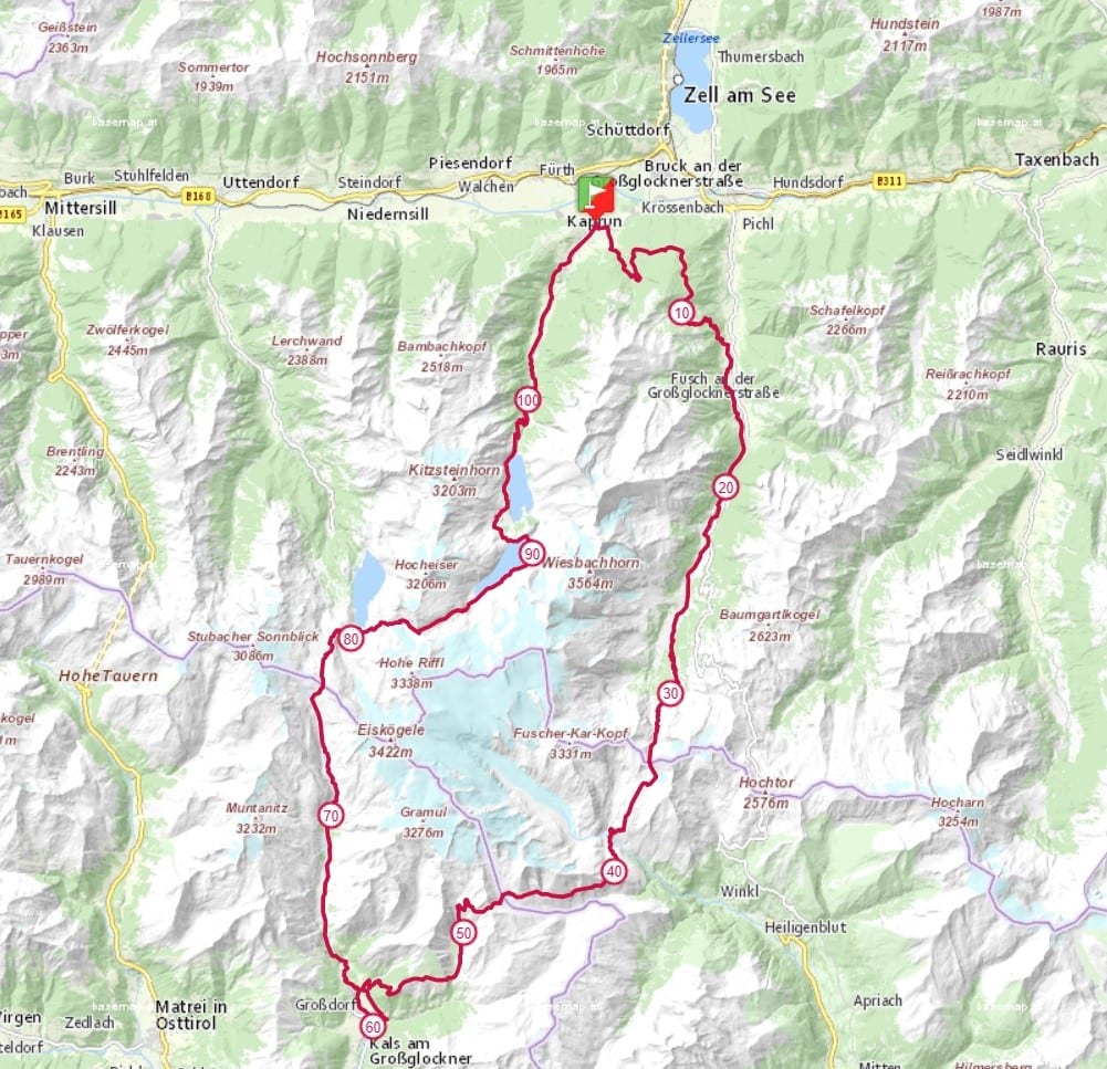 GGUT 110 km route