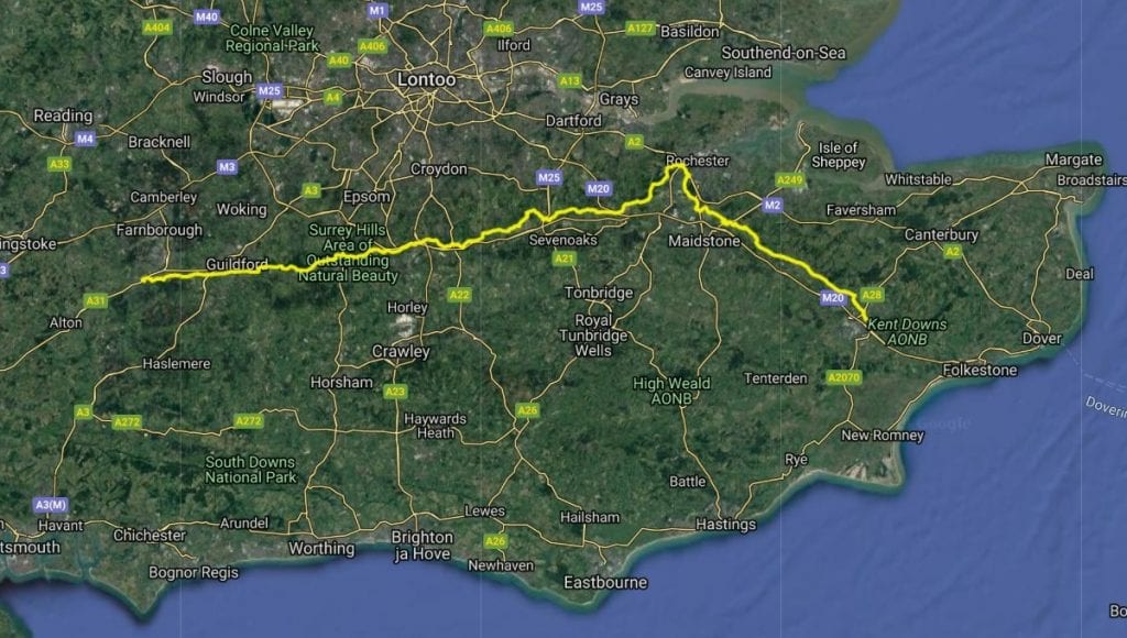 NDW100 route