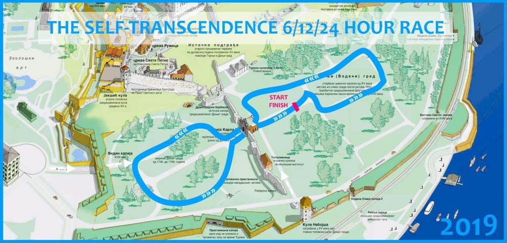 Beogradski Ultramaraton route