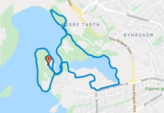 Stavanger Backyard route