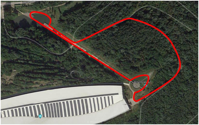 Trappen marathon route