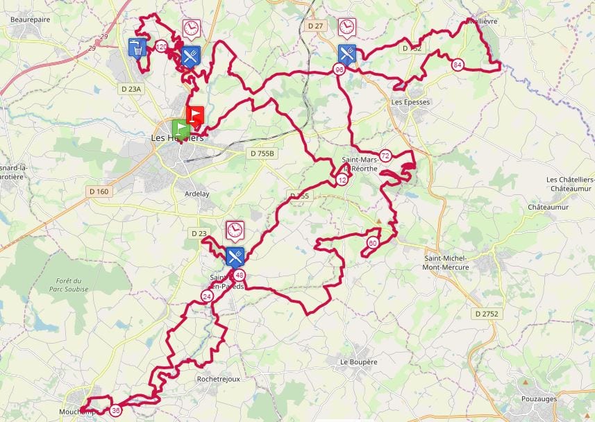 Trail du Pere Noel 125 km route