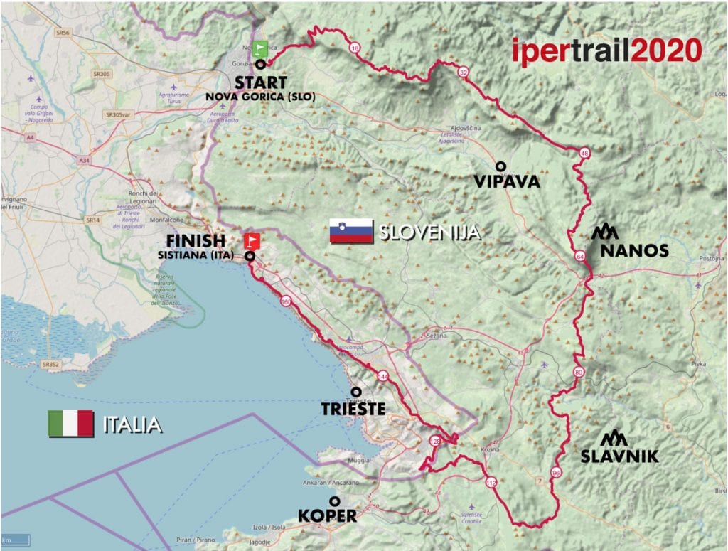 Ipertrail 2020 route