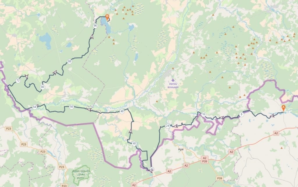 Taliharja Vanakuri 101 km route