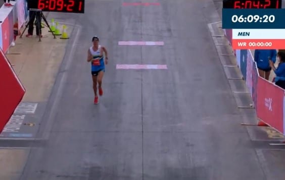 Jim Walmsley 12 sekunnin päähän 100 km ME:stä