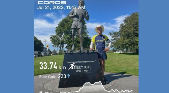 Dave Proctor ennätysajassa Kanadan halki