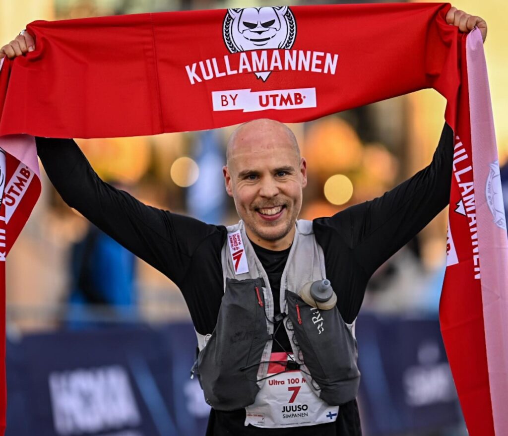 Juuso Simpanen - Kullamannen 100M winner